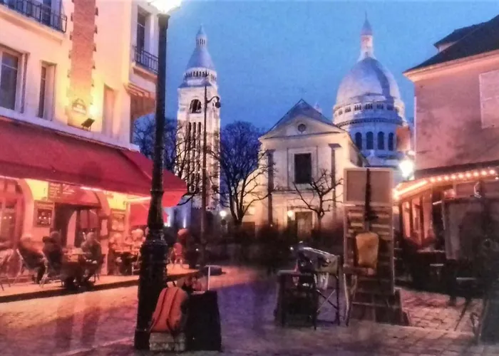 アパート @paris-centre Montmarte Sacre-coeur Opera Louvre